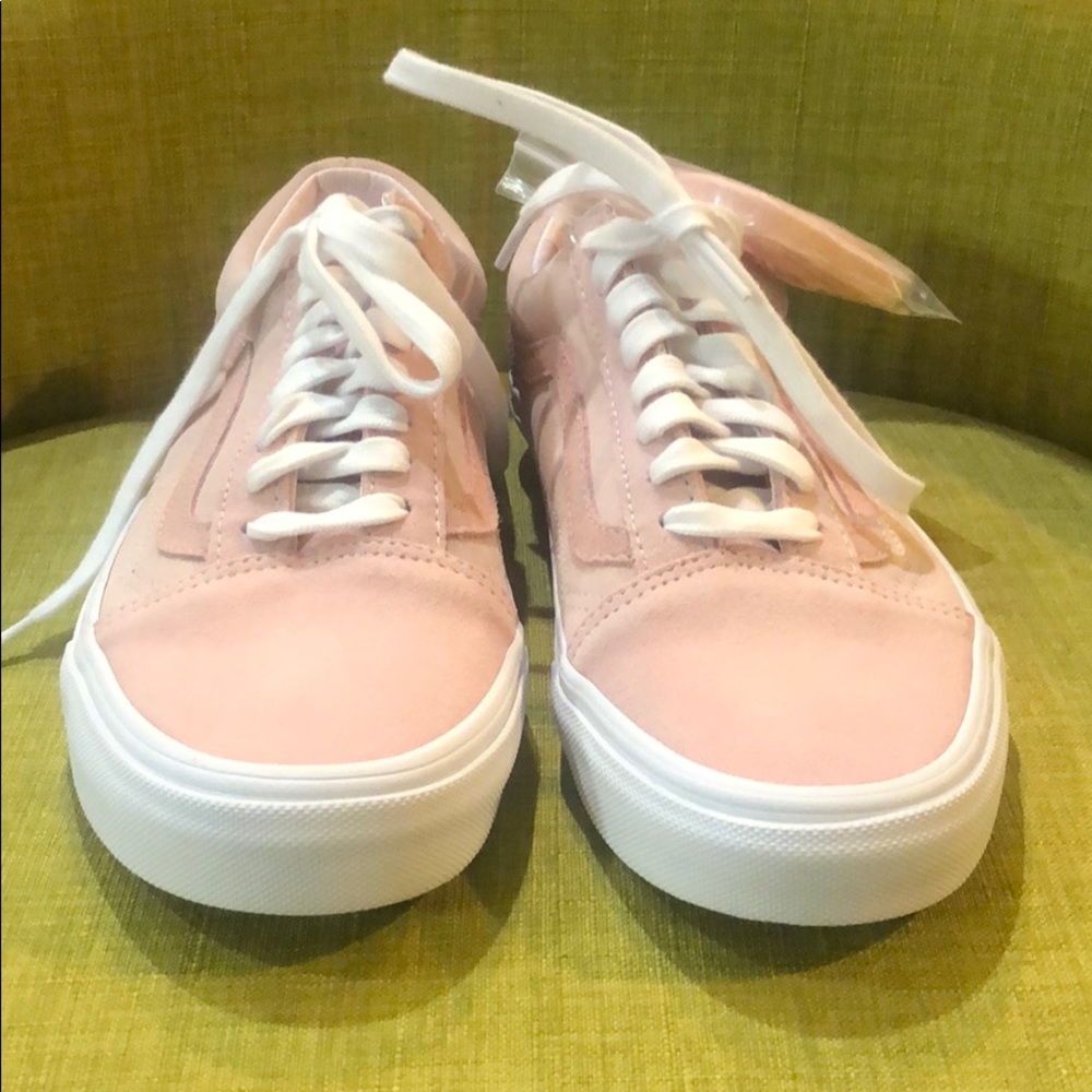 Pink, old school vans. New, with tags.